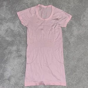 Lululemon Swifty Tech Short Sleeve Light Pink Top